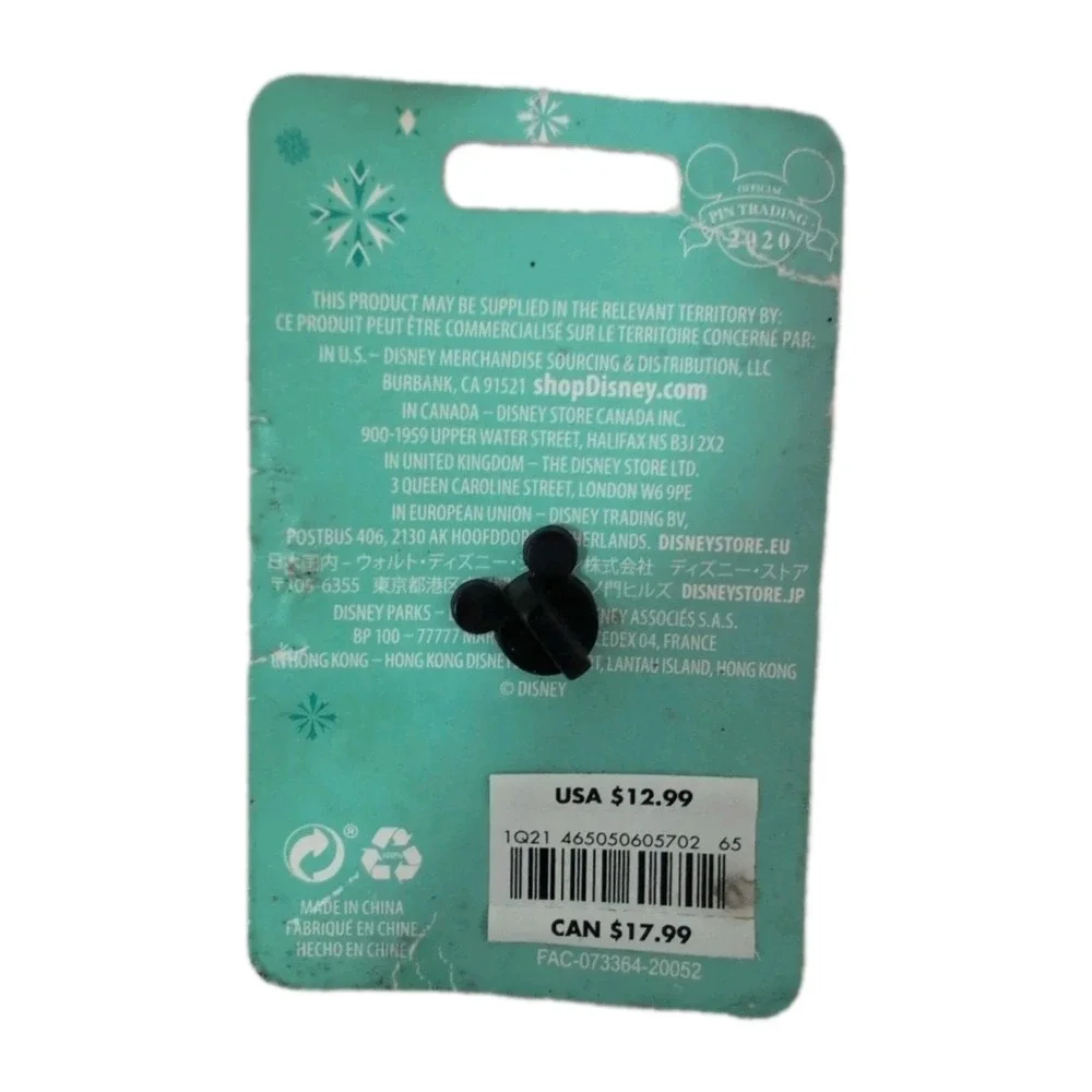 Disney Pin Christmas 2020 Mickey & Minnie Mouse‎ Gingerbread Pin Limited